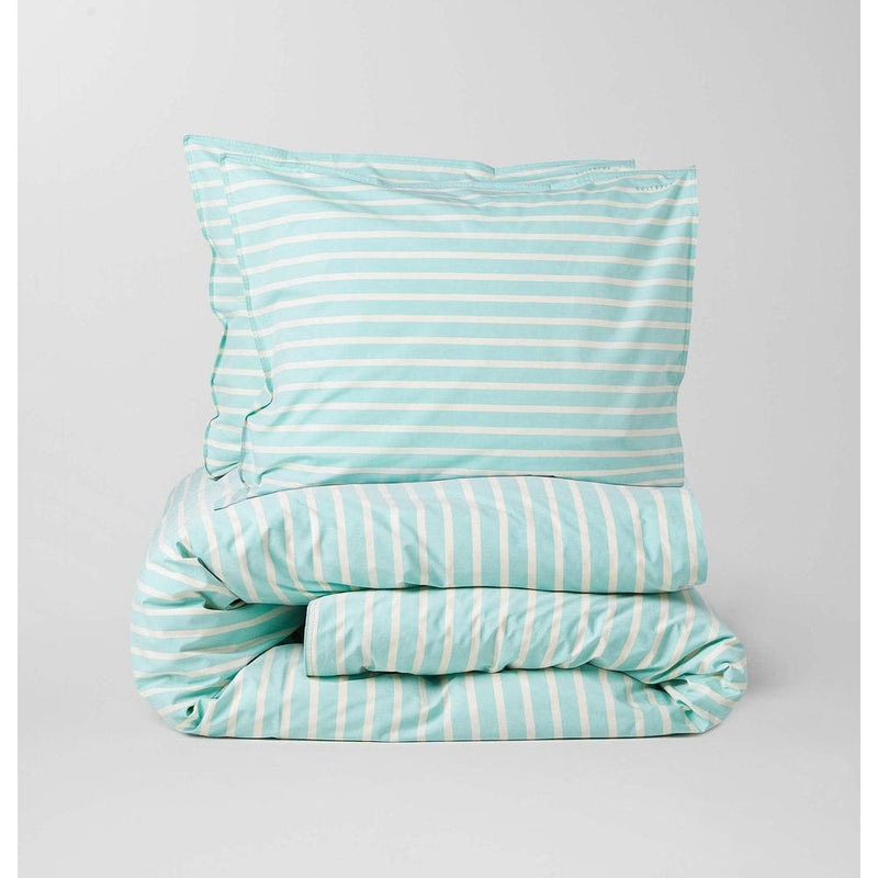 Suite702 Set Dekbedovertrek Stripe Green Ecru - Studio Play