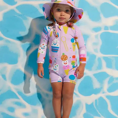 Halcyon Nights Baby Long Sleeve Rash Suit Sundae Fun Day