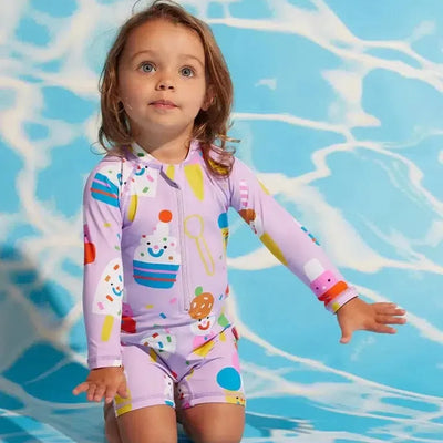 Halcyon Nights Baby Long Sleeve Rash Suit Sundae Fun Day