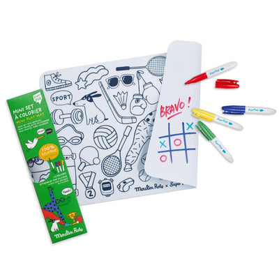 Super Petit Mini Travel Coloring Mat - Studio Play