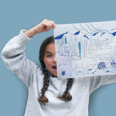 Super Petit Placemat Met Stiften Kit 'Boreal Forest'