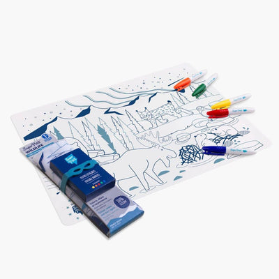 Super Petit Placemat Met Stiften Kit 'Boreal Forest' - Studio Play