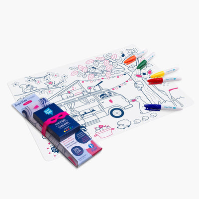 Super Petit Placemat Met Stiften Kit 'Dream Van' - Studio Play