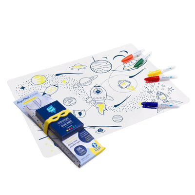Super Petit Placemat Met Stiften Kit 'Into Space' - Studio Play