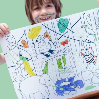 Super Petit Placemat Met Stiften Kit 'Jungle'