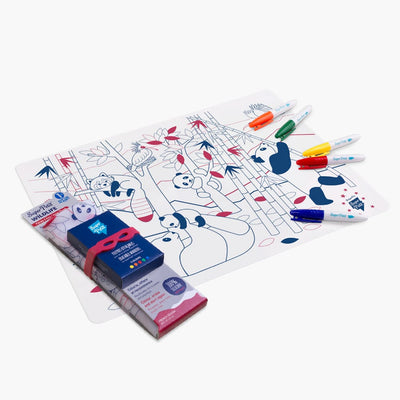 Super Petit Placemat Met Stiften Kit 'Panda' - Studio Play