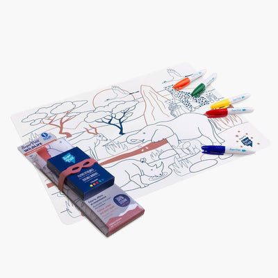 Super Petit Placemat Met Stiften Kit 'Savanna' - Studio Play