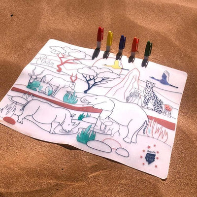 Super Petit Placemat Met Stiften Kit 'Savanna'