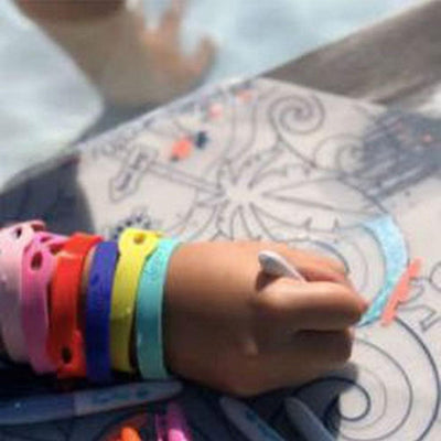Super Petit Placemat Met Stiften Kit 'Surf Party'