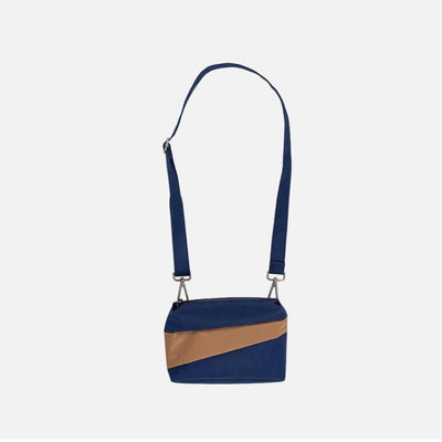 Susan Bijl The New Bum Bag Navy & Camel Small - Studio Play