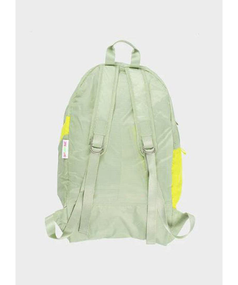 Susan Bijl The New Foldable Backpack Pistachio & Fluo Yellow Large