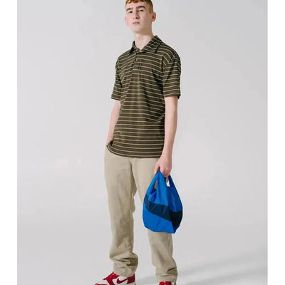 Susan Bijl The New Shopping Bag Blue & Navy Small