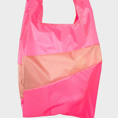 Susan Bijl The New Shopping Bag Fluo Pink & Try Large