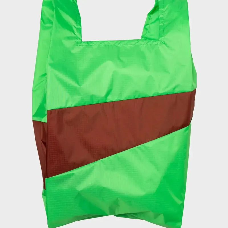 Susan Bijl The New Shopping Bag Large Greenscreen & Oxyde