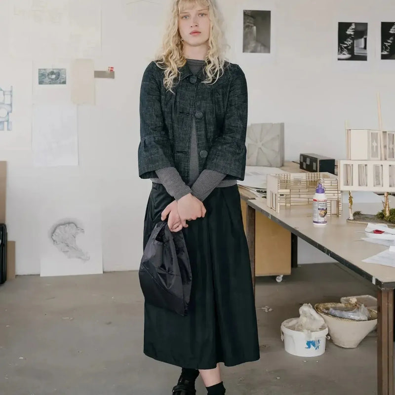 Susan Bijl The New Shopping Bag Small Black & Black - Studio Play