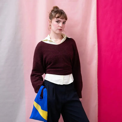 Susan Bijl The New Shopping Bag Small Yves & TV Yellow - Studio Play