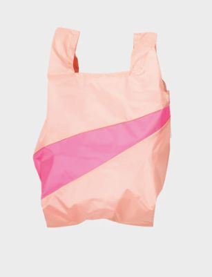 Susan Bijl The New Shopping Bag Tone & Fluo Pink Medium