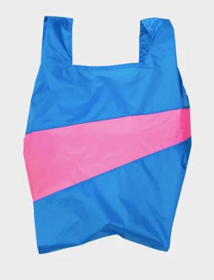 Susan Bijl The New Shopping Bag Wave & Fluo Pink Large