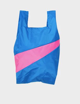 Susan Bijl The New Shopping Bag Wave & Fluo Pink Medium