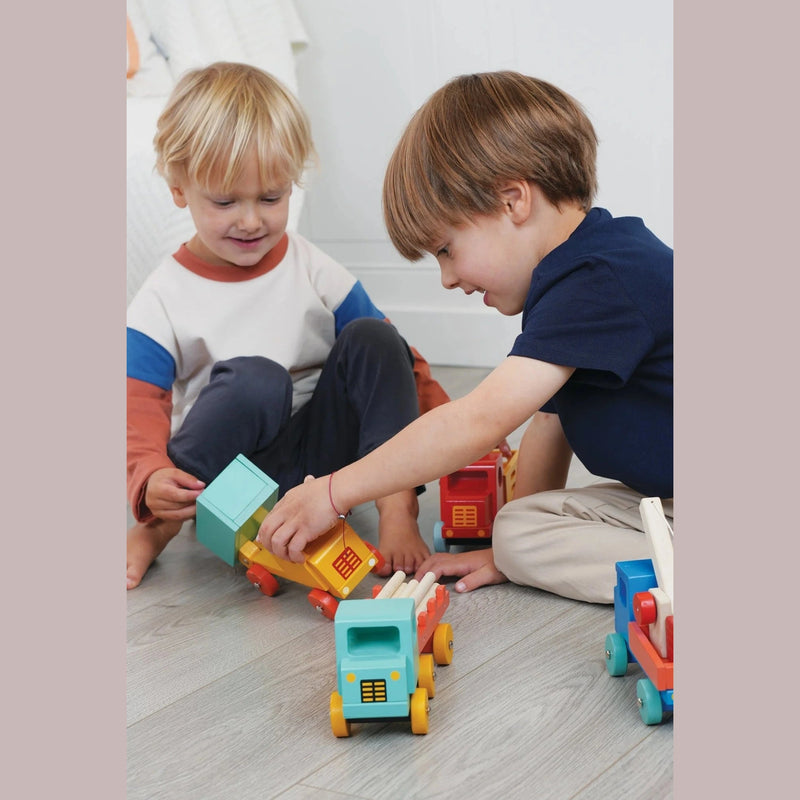 Mentari Teal Timber Truck