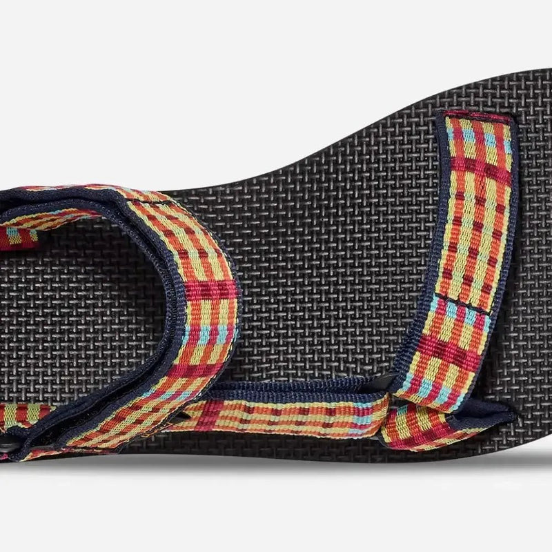 Teva Flatform Universal Sandalen Modern Check Lemon Drop