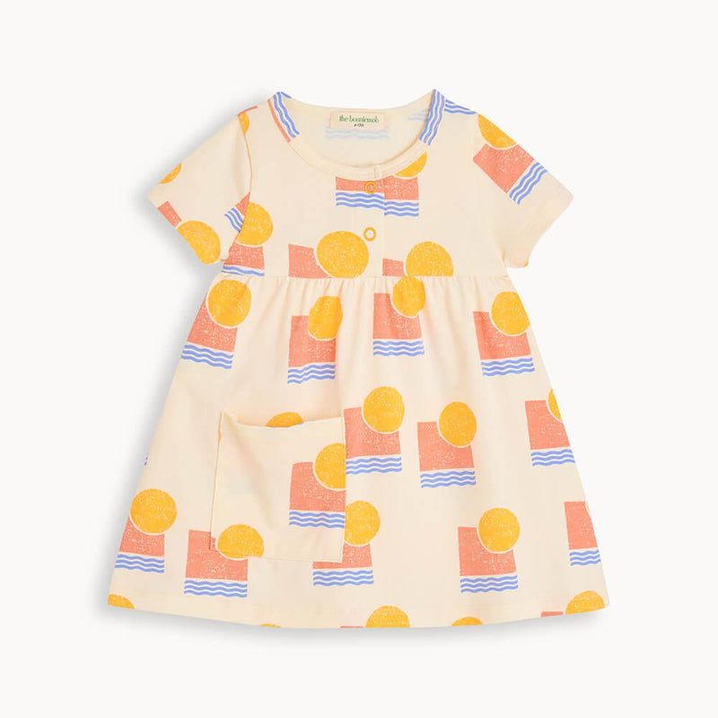 The Bonnie Mob Sprinkles Short Sleeve Dress Sunset