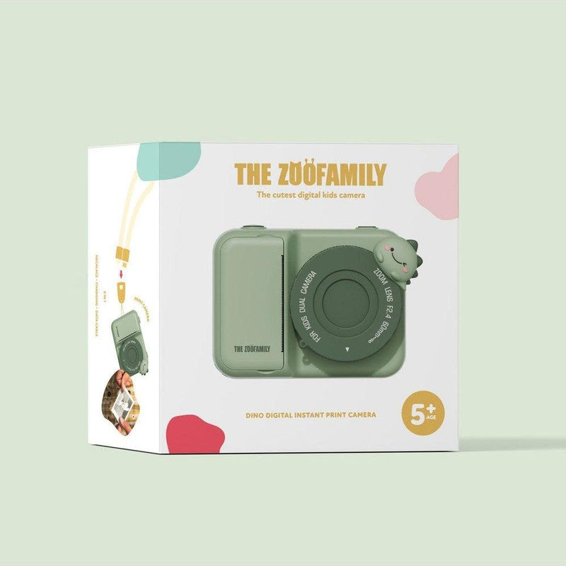 The Zoofamily camera Print Dino Green