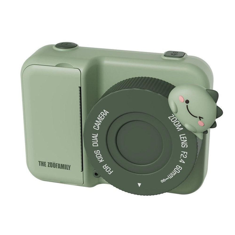 The Zoofamily camera Print Dino Green