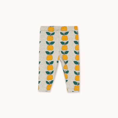 Tiny Cottons Apples Rib Baby Pant Cream Heather