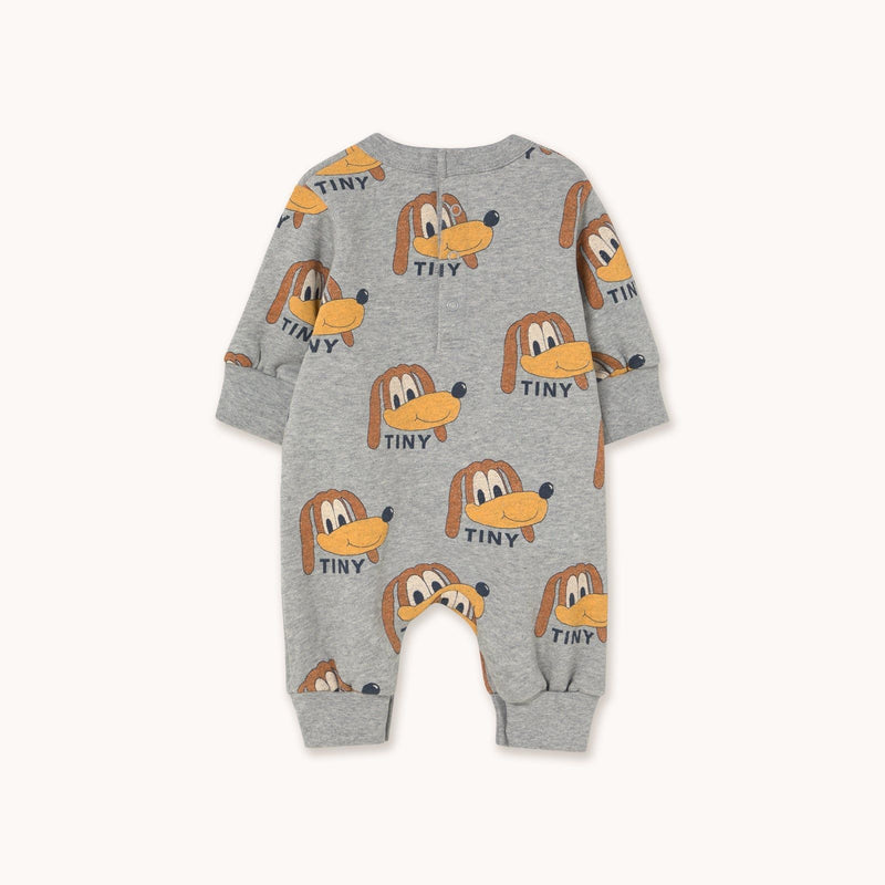 Tiny Cottons Baby Dogs One Piece Grey Heather - Studio Play
