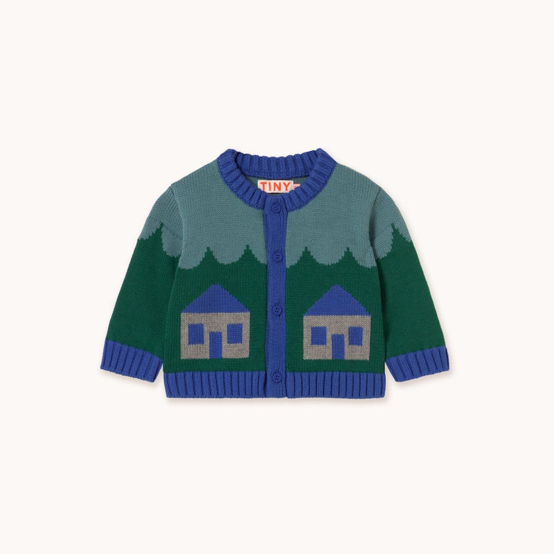Tiny Cottons Baby Houses Cardigan - Studio Play