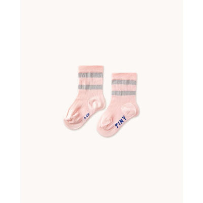 Tiny Cottons Baby Stripes Medium Socks Pastel Pink - Studio Play