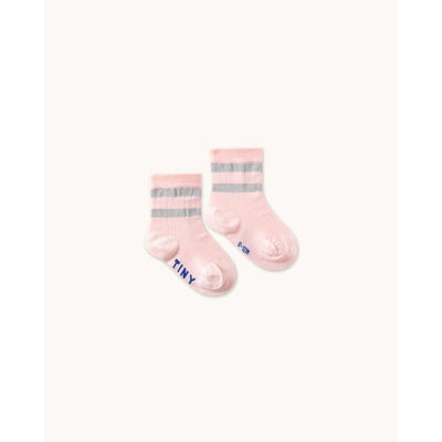 Tiny Cottons Baby Stripes Medium Socks Pastel Pink - Studio Play