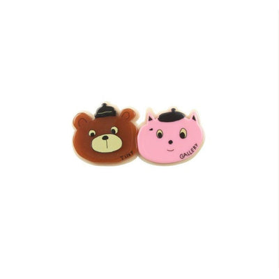 Tiny Cottons Bear And Cat Big Clip - Studio Play