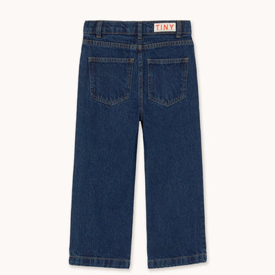 Tiny Cottons Cherries Embroidered Jeans Navy - Studio Play