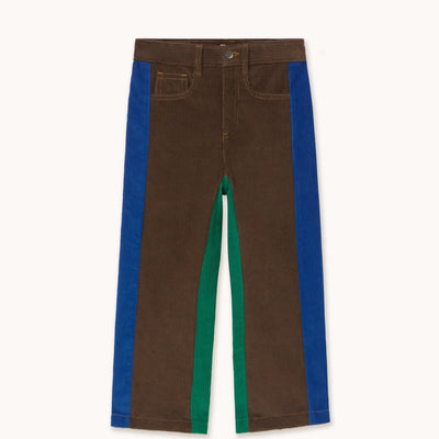 Tiny Cottons Color Block Corduroy Jeans Dark Brown - Studio Play