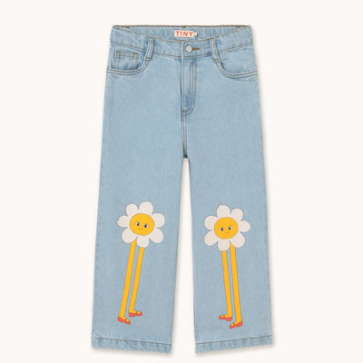 Tiny Cottons Daisies Jeans Light Blue Denim - Studio Play