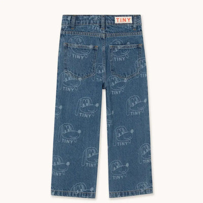 Tiny Cottons Dogs Jeans Light Blue Denim