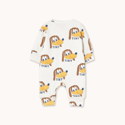 Tiny Cottons Dogs Rib Baby One - Piece Off - White - Studio Play