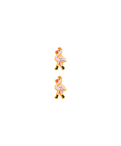 Tiny Cottons Flamingo Shoe Charm Light Pink