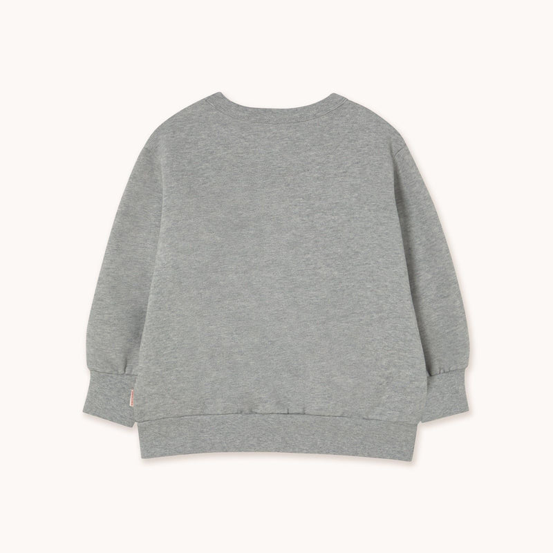 Tiny Cottons Flower Graphic Sweatshirt Grey Heather