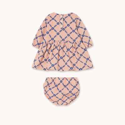 Tiny Cottons Flower Grid Baby Set Light Cream - Studio Play