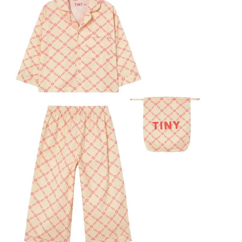 Tiny Cottons Flower Grid Set Mellow Yellow