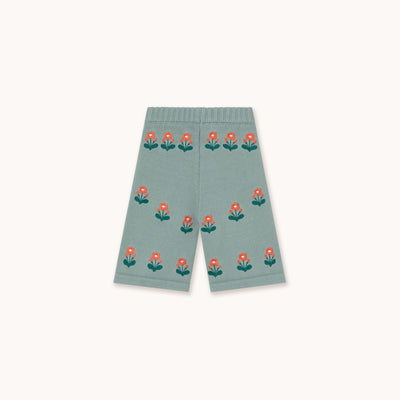 Tiny Cottons Flowers Baby Knitted Pant Sage - Studio Play