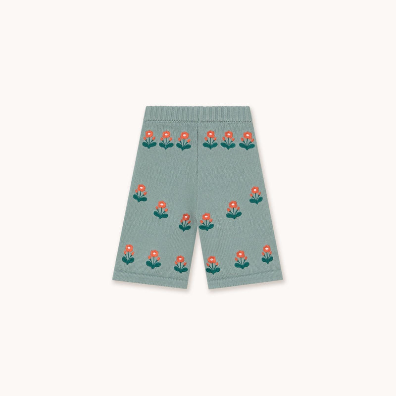 Tiny Cottons Flowers Baby Knitted Pant Sage - Studio Play