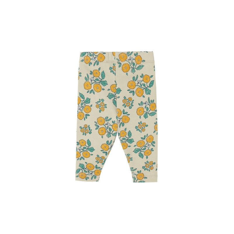 Tiny Cottons Flowers Baby Pant Dark Vanilla - Studio Play
