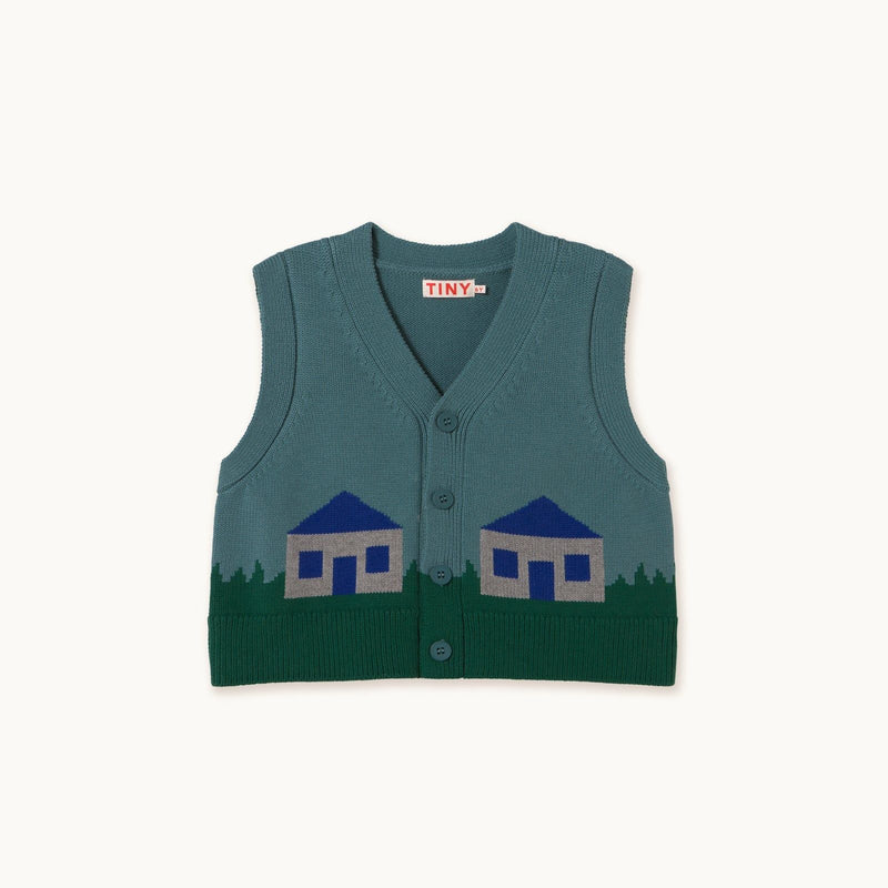Tiny Cottons Houses Vest - Studio Play