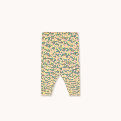 Tiny Cottons Mini Apples aop Rib Baby Pant Mellow Yellow - Studio Play