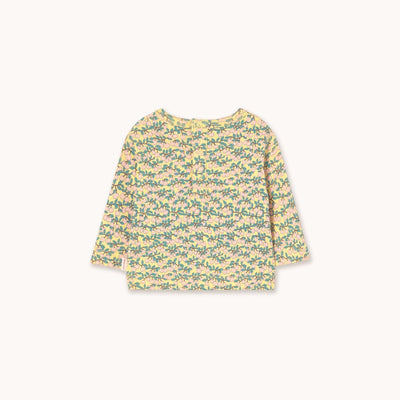 Tiny Cottons Mini Apples aop Rib Baby Tee Mellow Yellow