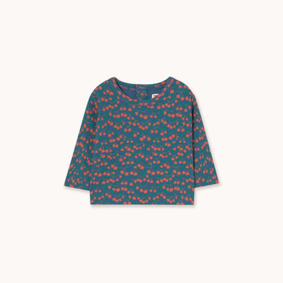 Tiny Cottons Mini Apples Baby Tee Light Navy - Studio Play